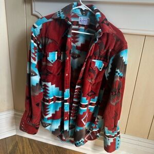 Rockmount Ranch Wear fleece flannel size L